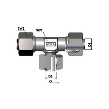 Raccord-T orientable