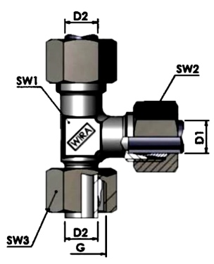 Raccord-L orientable