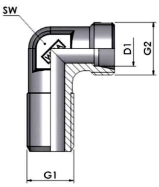 Winkeleinschraubstutzen